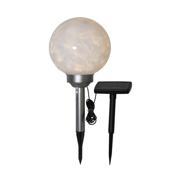 Zunanja okrogla sončna LED svetilka Star Trading Luna, ø 20 cm