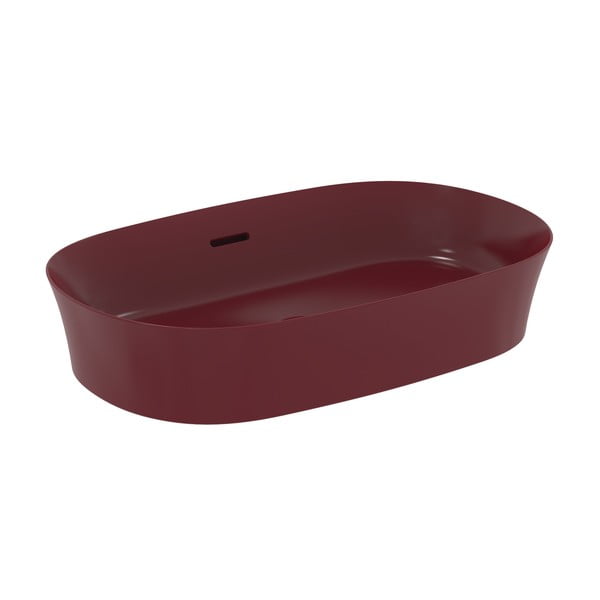 Bordo rdeč keramičen umivalnik 60x38 cm Ipalyss – Ideal Standard