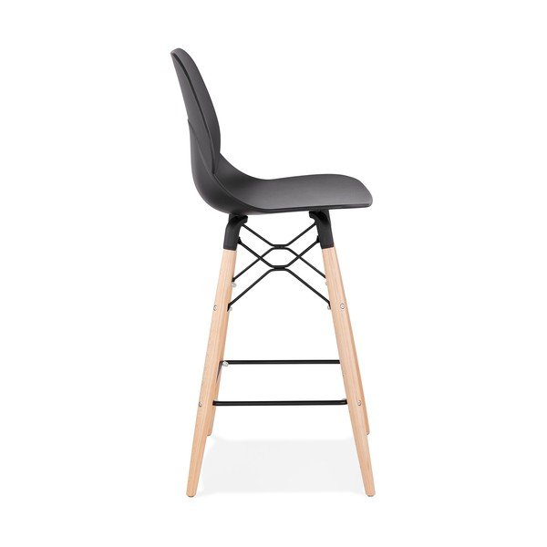 Črn barski stol Kokoon Marcel Mini, višina sedeža 68 cm-image-2