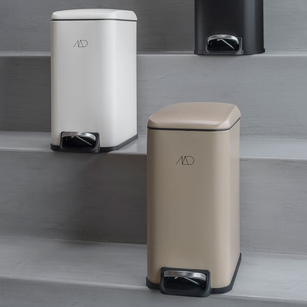 Bež kovinski koš za smeti s pedalom 5 l Wendy – Mette Ditmer Denmark-image-3