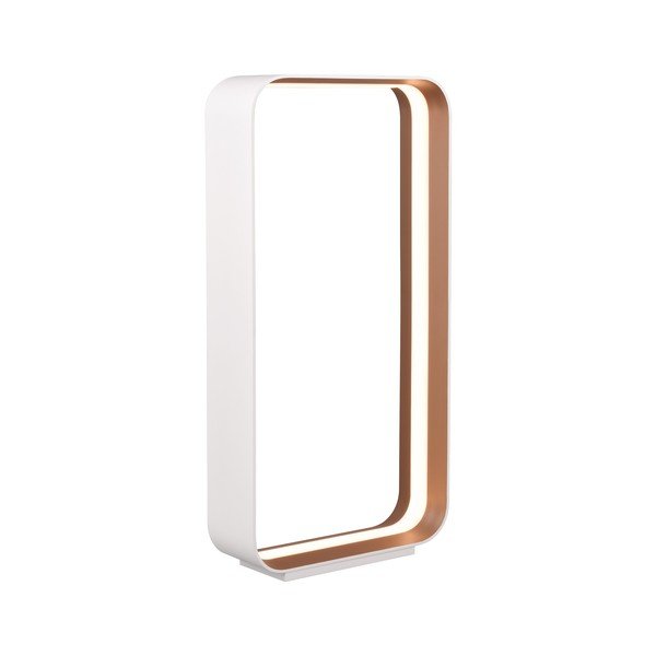 Bela LED namizna svetilka z glasovnim upravljanjem s pomočjo mobilne aplikacije s kovinskim senčilom (višina 61 cm) Cizione – CINQUE-image-2