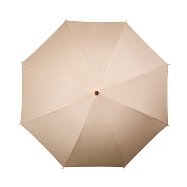 Bež vetrovni dežnik z lesenim ročajem Ambiance Wooden, ⌀ 102 cm-image-1
