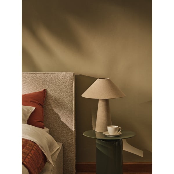 Kremno belo oblazinjeno vzglavje 249x100 cm Olivia – Micadoni -image-2