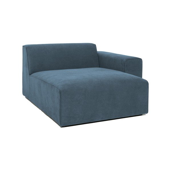 Moder modul za sedežno garnituro iz rebrastega žameta (desni kot) Sting – Scandic-image-1