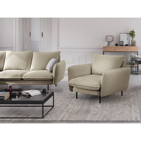 Bež fotelj Cosmopolitan Design Vienna-image-1