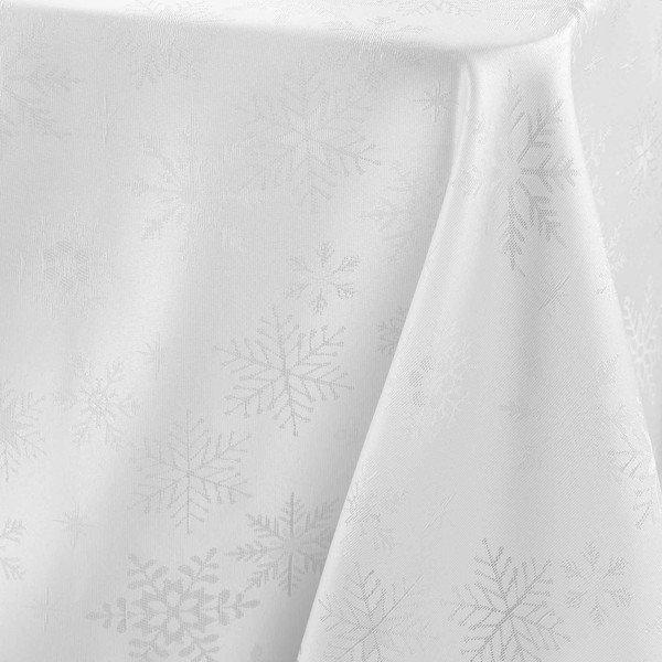 Namizni prt z božičnim motivom iz žakarja 140x300 cm Flocons – douceur d'intérieur-image-3