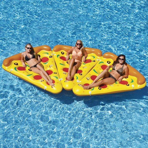 Napihljiva vzmetnica InnovaGoods Pizza-image-3