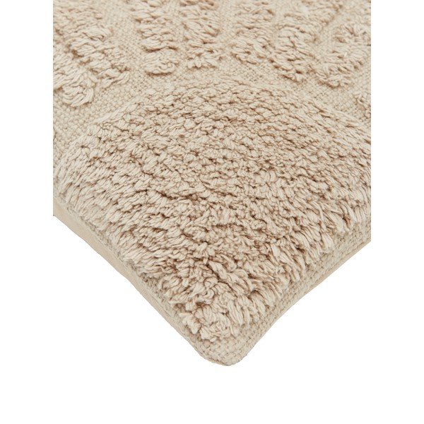 Bež bombažna okrasna prevleka za blazino Westwing Collection Ilari, 45 x 45 cm-image-3