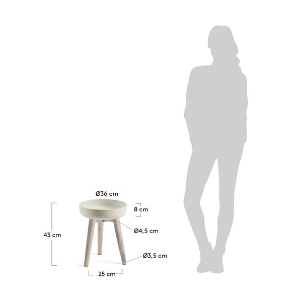 Sivo stojalo za rože La Forma Stahl, Ø 36 cm-image-3