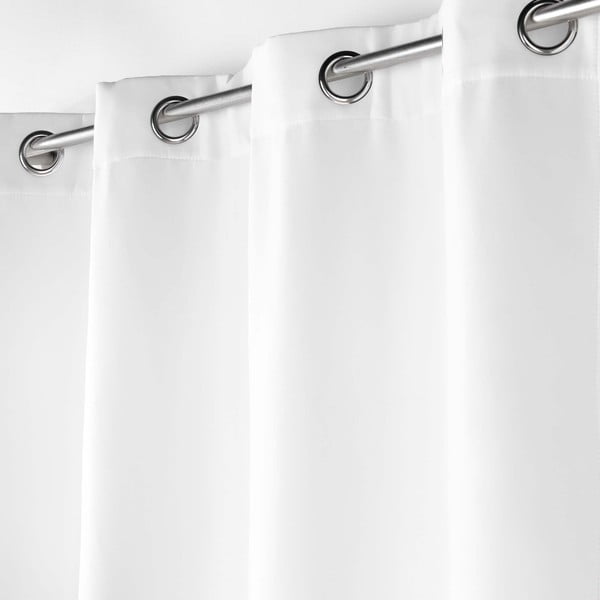 Bela izolacijska zavesa iz mikrovlaken 135x260 cm Micropolar – douceur d'intérieur-image-1