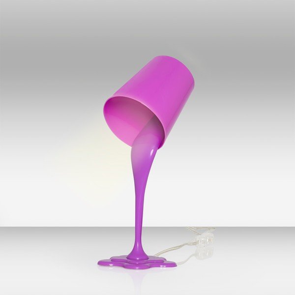 Vijolična namizna svetilka Homemania Decor Ximena-image-1