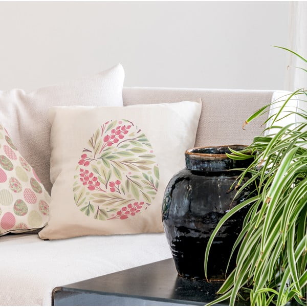 Bombažen okrasni vzglavnik Butter Kings Spring Eggs II, 45 x 45 cm-image-1