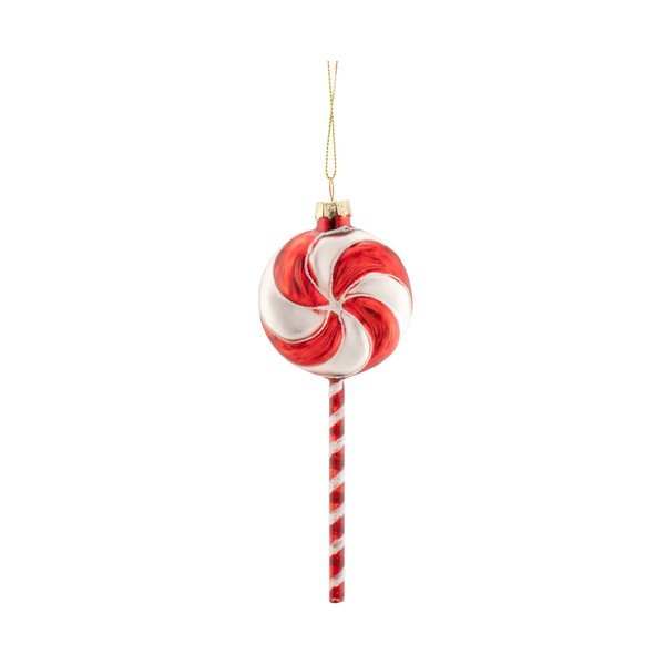 Steklen okrasek za jelko 2,5 cm Christmas Lollipop – Sass & Belle