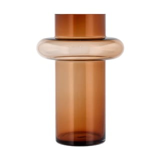 Vaza iz oranžnega stekla Lyngby Glas Tube, višina 30 cm