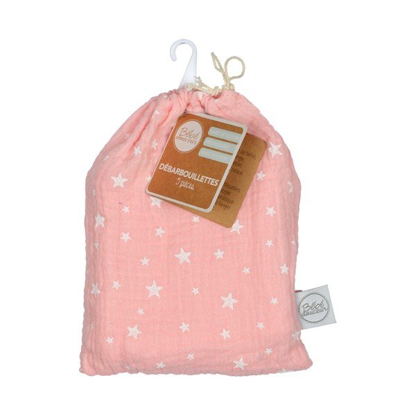 Krpice za umivanjeiz muslina v kompletu 5 ks – Bébé Douceur-image-2