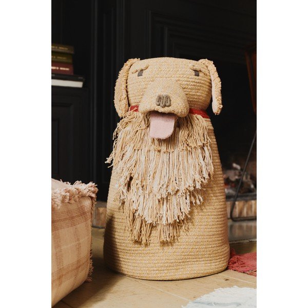 Bež tekstilna otroška škatla za shranjevanje 40x30x55 cm Luna – Lorena Canals-image-2