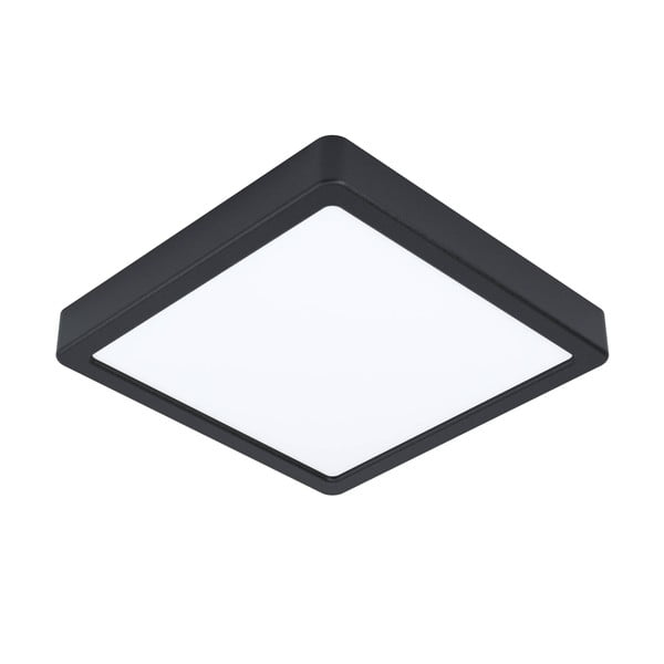 Črna LED stropna svetilka 21x21 cm FUEVA 5 – EGLO