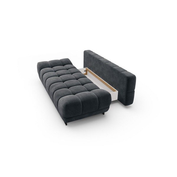 Temno siv žameten raztegljiv trosed Windsor & Co Sofas Cirrus-image-4