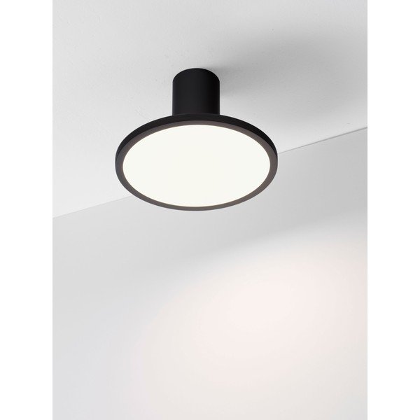 Mat črna aluminijasta LED stropna svetilka z upogljivo konstrukcijo Ekei – Nova Luce-image-3
