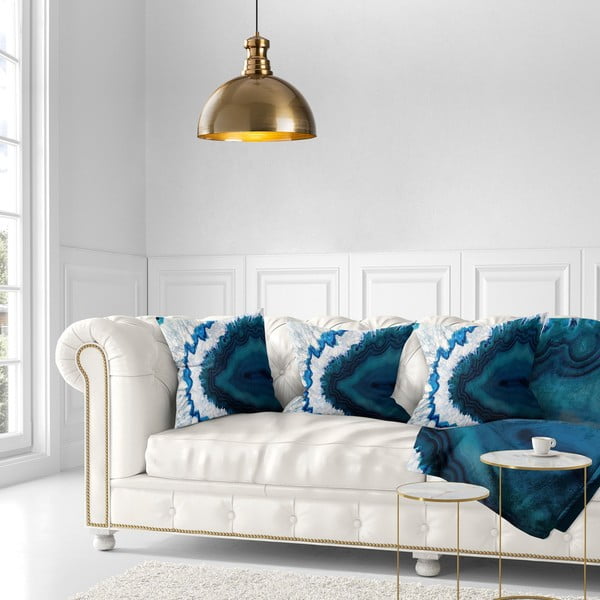 Viseča svetilka v zlati barvi s kovinskim senčilom ø 40 cm Vamp – Opviq lights-image-3