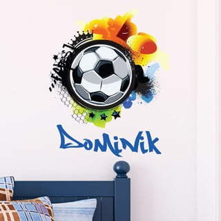 Stenska nalepka z imenom Ambiance Football Graffitti