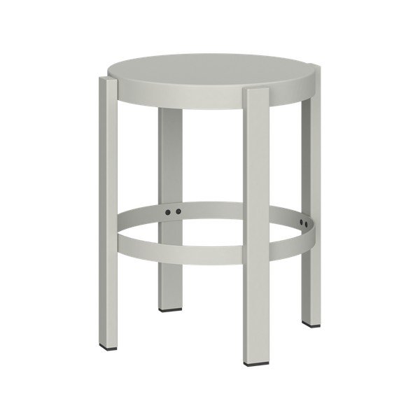 Svetlo siv jeklen stolček Doon – noo.ma