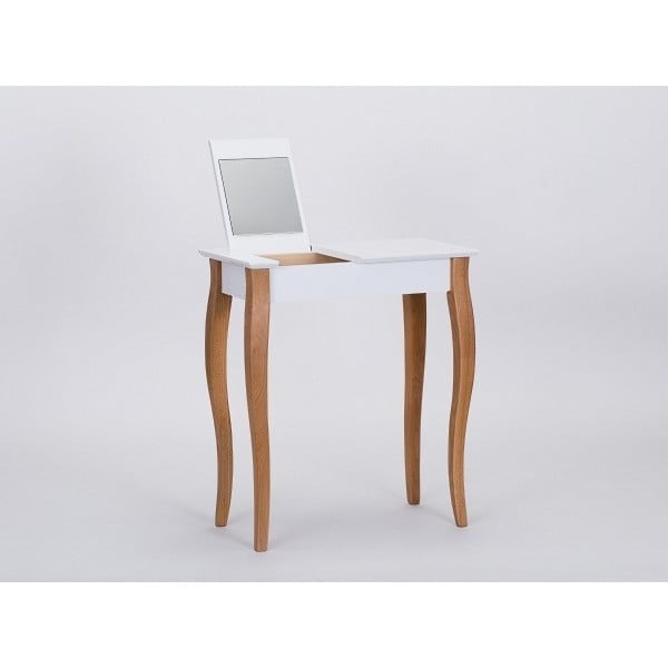 Bela toaletna mizica z ogledalom Ragaba Dressing Table, dolžina 65 cm-image-1