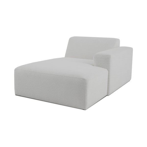 Bel modul za sedežno garnituro iz tkanine bouclé (desni kot) Roxy – Scandic-image-1