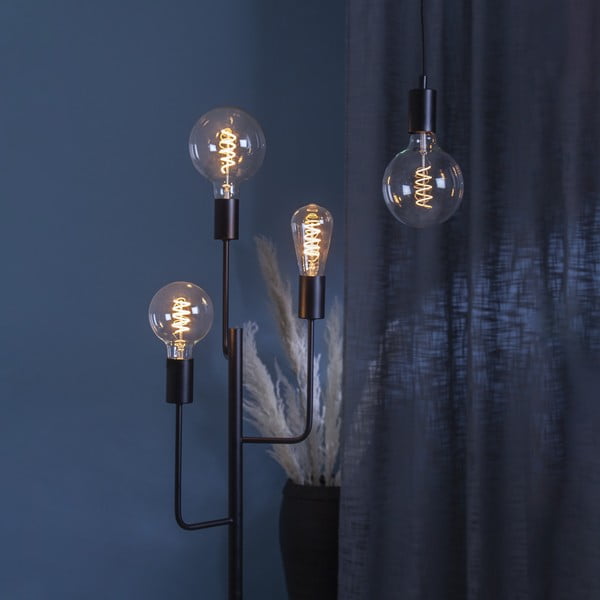 LED filament zatemnitvena žarnica s toplo svetlobo z žarnico E27, 4 W Spiral Filament – Star Trading-image-2