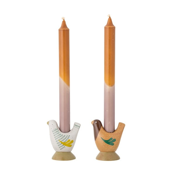 Lončeni svečniki v kompletu 2 ks Reem – Bloomingville-image-3