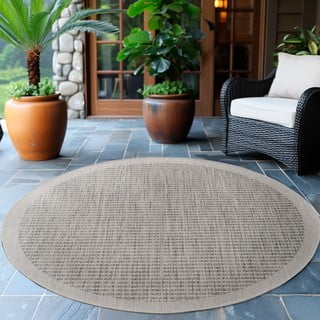Siva okrogla zunanja preproga ø 160 cm Giza – Ayyildiz Carpets