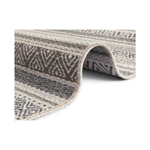 Rjavo-siva zunanja preproga Elle Decoration Bloom Rodez, 80 x 150 cm-image-3