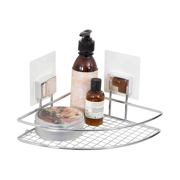 Kotna samolepilna kopalniška polica Compactor Bestlock Magic Bath Rack-image-1