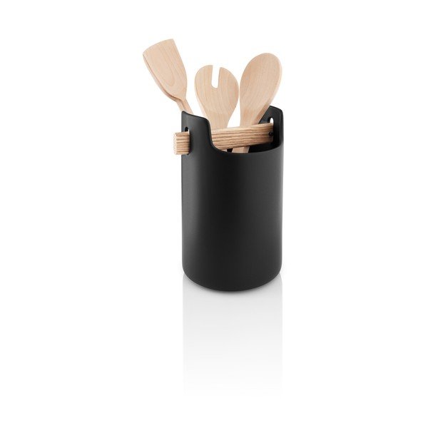 Črn keramični kuhinjski organizator Eva Solo Nordic, višina 20 cm-image-4