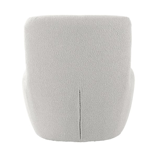 Bel fotelj iz tkanine bouclé Ada – Leitmotiv-image-4
