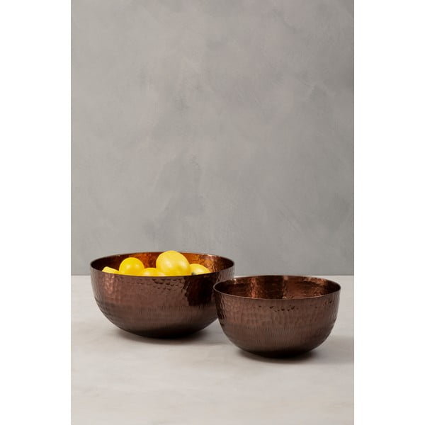 Kovinske servirne posode v bakreni barvi v kompletu 2 ks ø 26 cm Solis – Premier Housewares-image-1