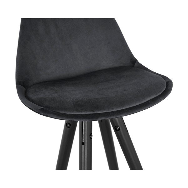 Črn barski stol Kokoon Carry Mini, višina sedeža 65 cm-image-2
