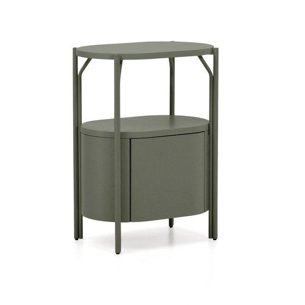 Zelena omarica za pod umivalnik 60x81 cm Arely – Kave Home-image-2