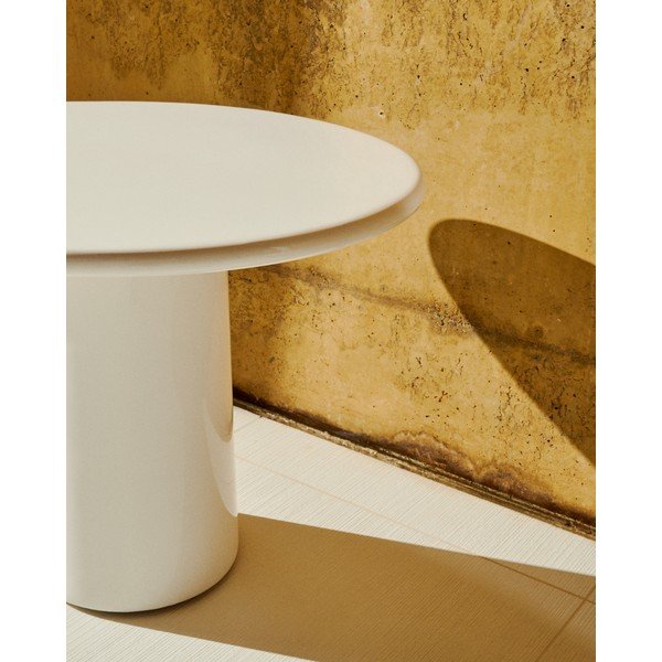 Betonska okrogla vrtna klubska mizica ø 65 cm Albanella – Kave Home-image-2