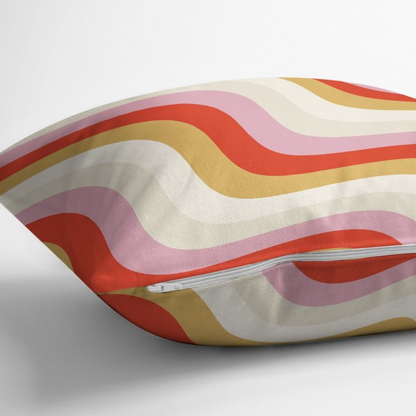 Prevleka za blazino 43x43 cm Creamy Raspberry Swirl – Mila Home-image-2