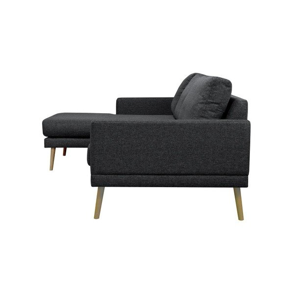 Črna kotna zofa Windsor & Co Zofe, levi kot-image-2