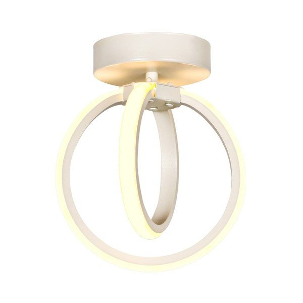 Bela kovinska LED stropna svetilka Sezen – Squid Lighting