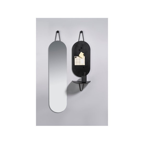 Črna stenska polica Zone A-Shelf-image-3