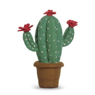 Dekoracija iz zelenega filca Mr. Fox Cactus Flower, višina 32 cm