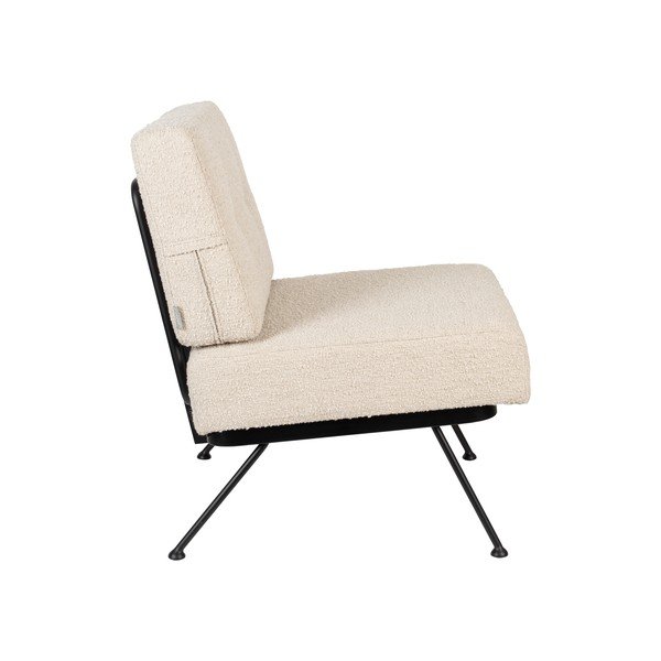 Kremno bel fotelj Bowie – Zuiver-image-3