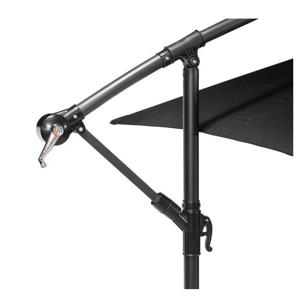 Črn senčnik ø 300 cm Happy Sun – Bonami Essentials-image-4