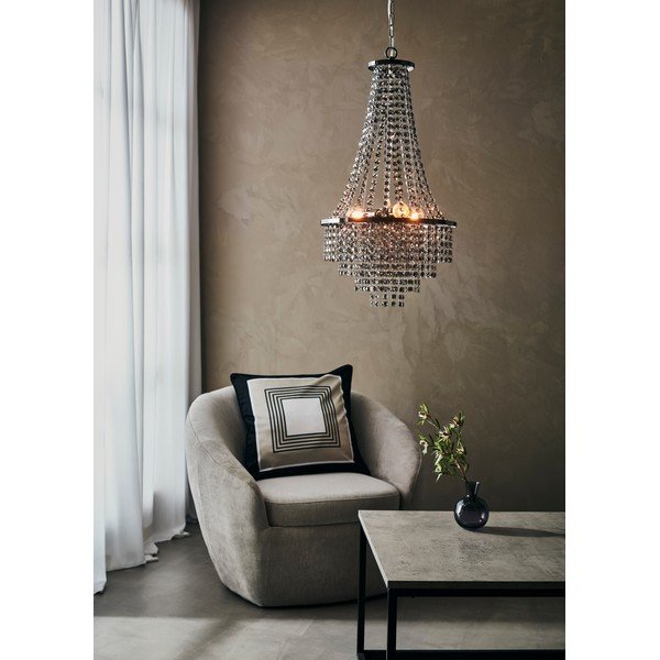 Črna viseča svetilka Markslöjd Allington Chandelier, ø 38 cm-image-1
