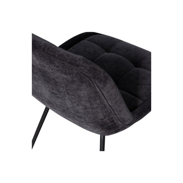 Temno sivi žametni jedilni stoli v kompletu 2 ks Crate – BePureHome-image-4