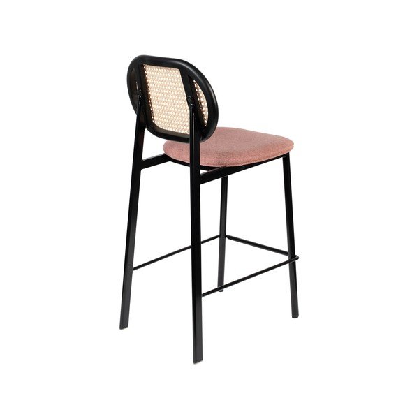 Črno-svetlo roza barski stolček 94 cm Spike - Zuiver-image-4