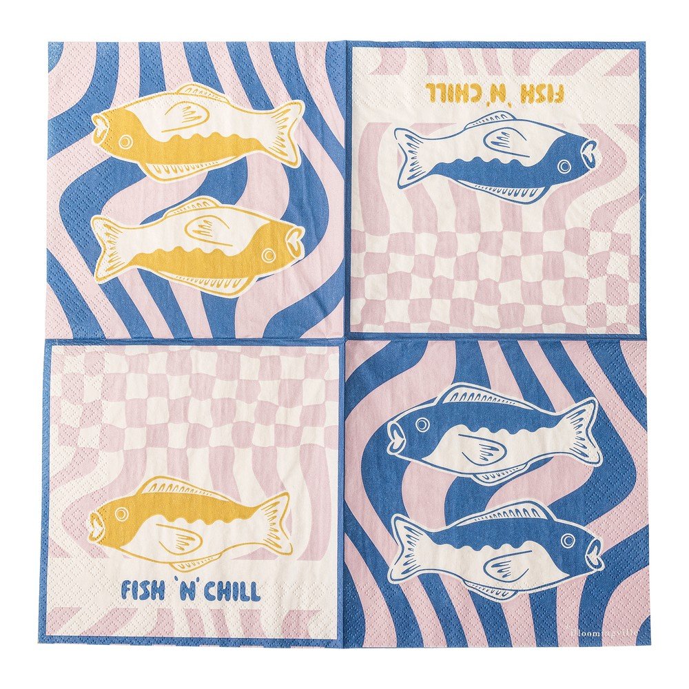 Papirnati prtički v kompletu 20 ks 33x33 cm Remy